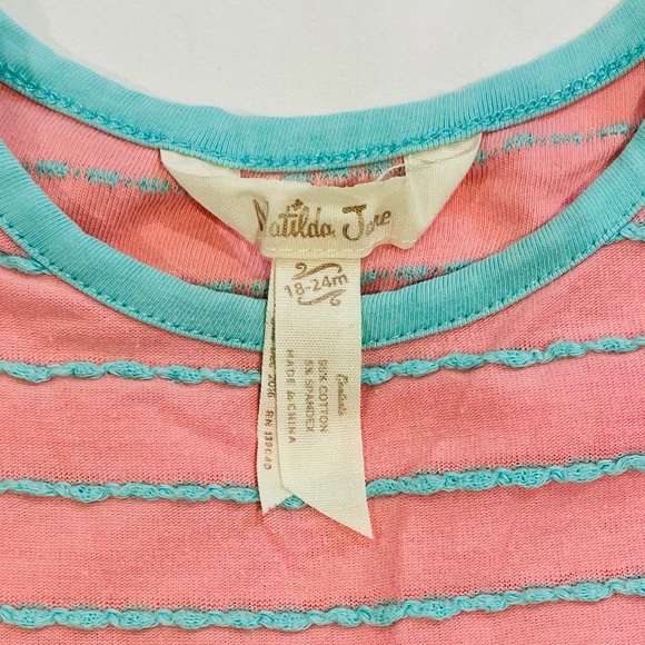 Matilda Jane 2 Piece Set Girls 18-24M Smile True Tiered Ruffle Sleeve Top Shorts - Picture 2 of 5